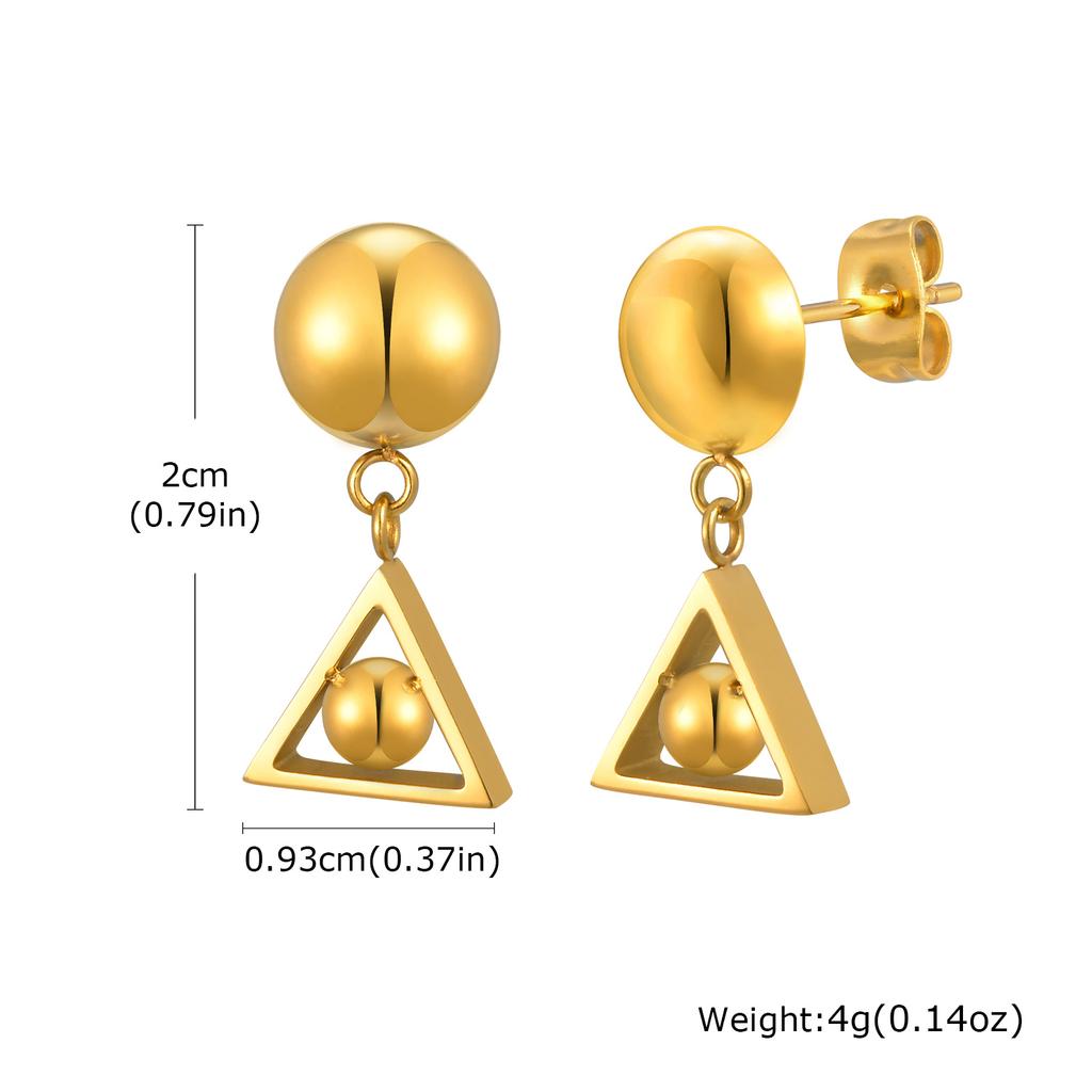 Starfish Drop Dangle Earring for Women, Gold Plated Stainless Steel Beach Sea Earrings, Waterproof Summer Ocean Jewelry