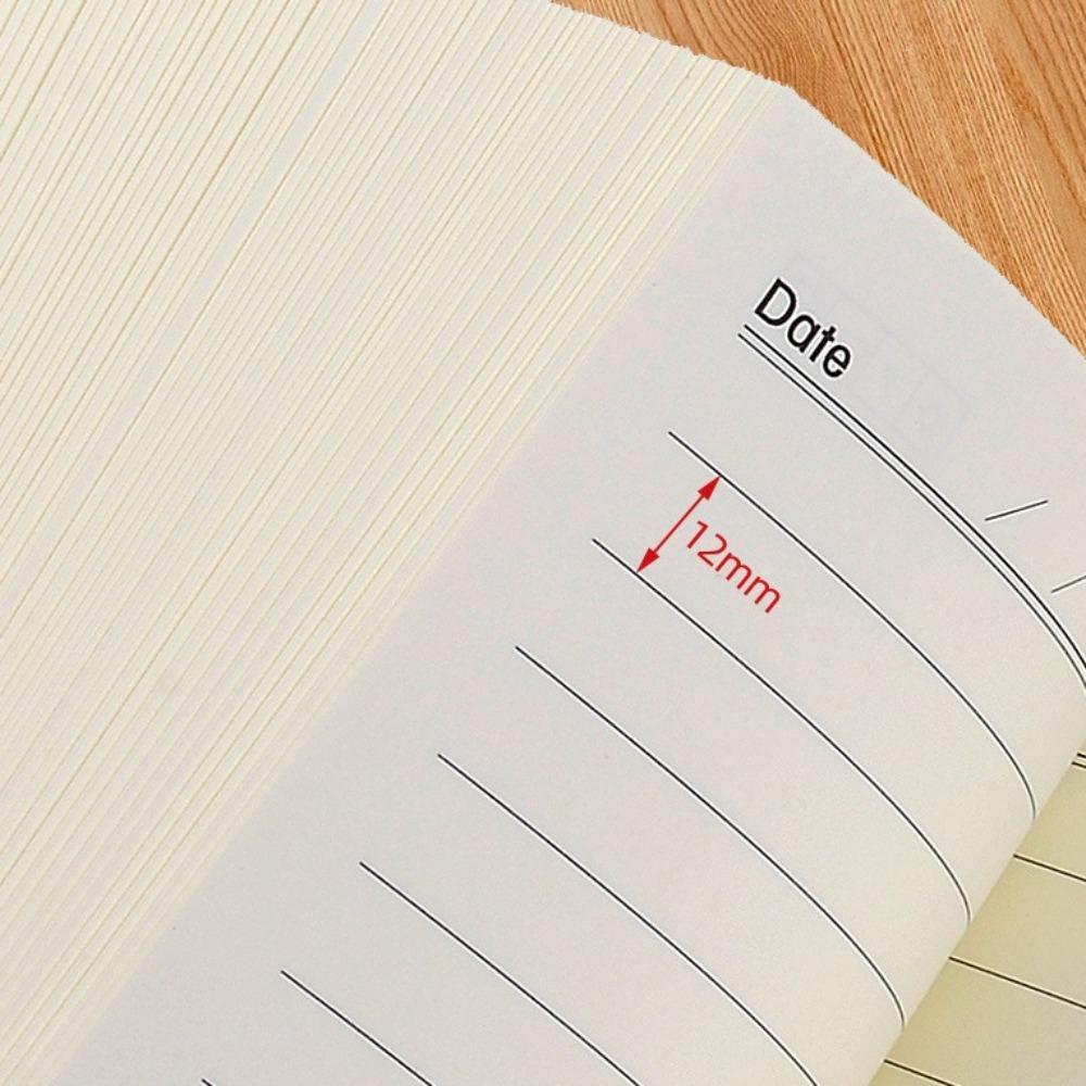 Soft Cover Agenda Notepad Leather Meeting Record Handbook Fashion Daily Planner  Business Meetings