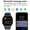 Full Touch Screen Smart Watch Sports Bluetooth Call Watch Blood Pressure Monitor Message Reminder Business Smartwatch Men