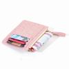 Pattern Zipper Short Handbag For Girls Women Coin Purse PU Leather Korean Card Holder Purse Wallets