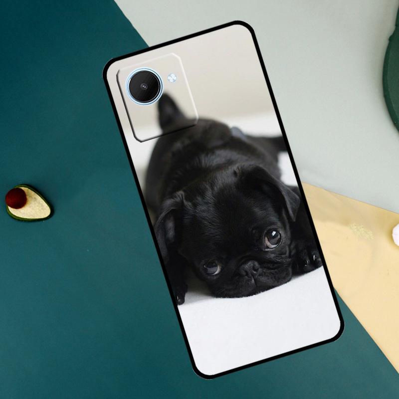 Funny french bulldog For Realme C63 C61 C71 C55 C67 C51 C75 C65 C53 10 11 12 13 14 Pro Plus GT6 GT7 15 Pro Case