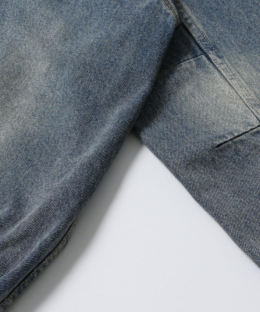 UCLA Unisex Gewaschener Denim Arbeits-Kapuzenpullover [Indigo] (Uc9Uj20)