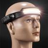 Rechargeable LED Head Torch Headlamps Camping Headlight with Motion Sensors Control Waterproof Head Light for Running