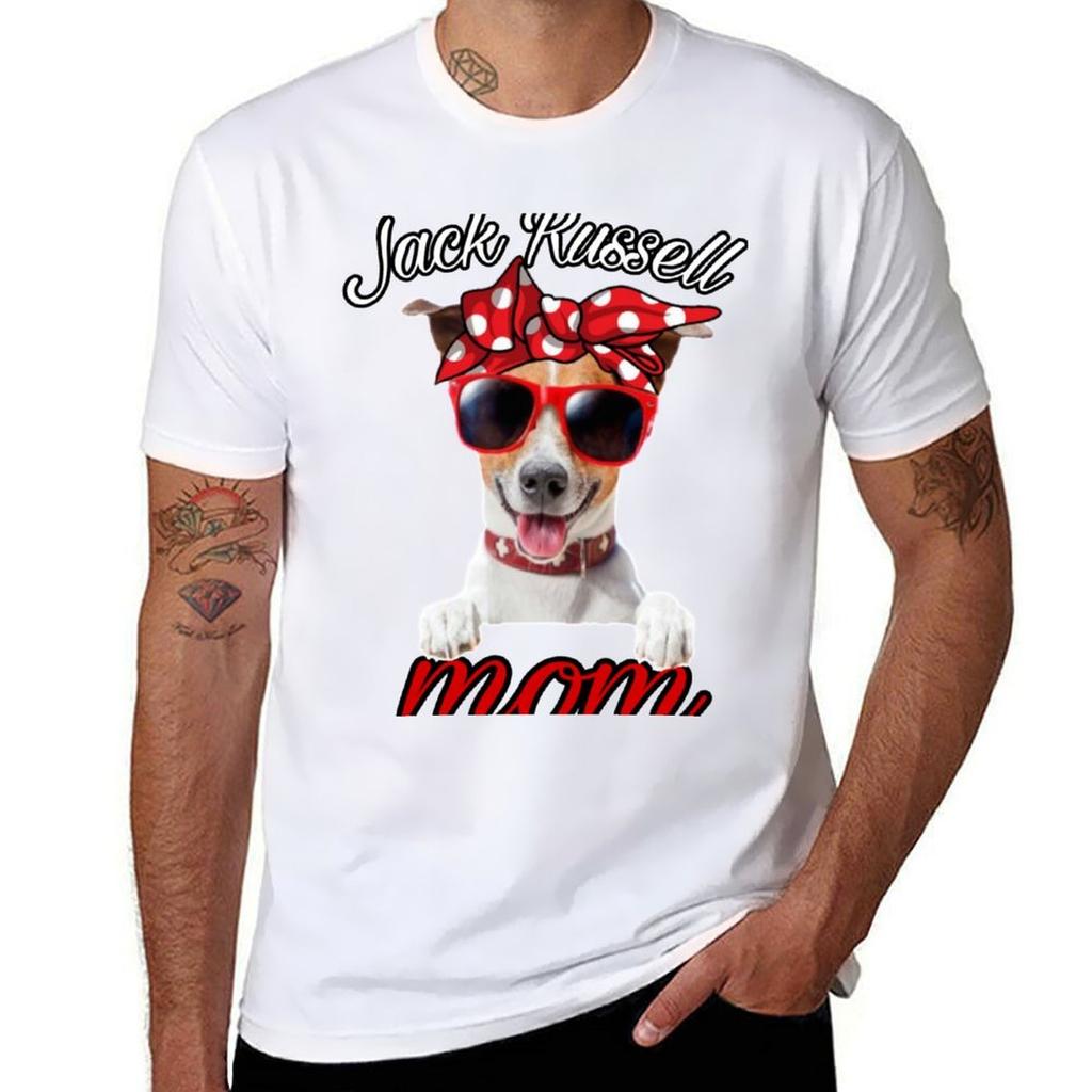 Jack Russell Mom Tshirt Casual Everyday Wear Tshirt