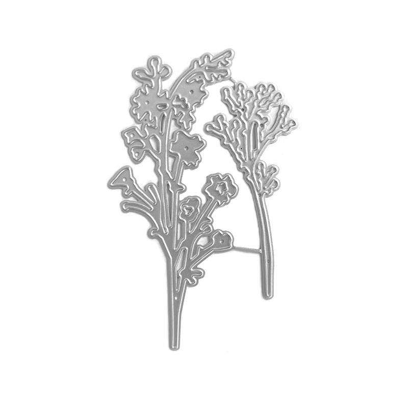 Leaf Flower Metal Cutting Dies DIY Craft Carbon Steel Embossing Template Stencil Scrapbooking for Card Die Cuts Mold