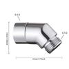 1PC 2025 Elbow Adapter Shower Head Female and Male Thread Rainfall Handheld Connector Angle 90° 135° Accessory