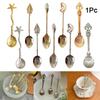 1PC Creative Stylish Sugar Spoon Delicate Coffee Spoon Cute Small Practical Mixing Compact Spoon Sleek