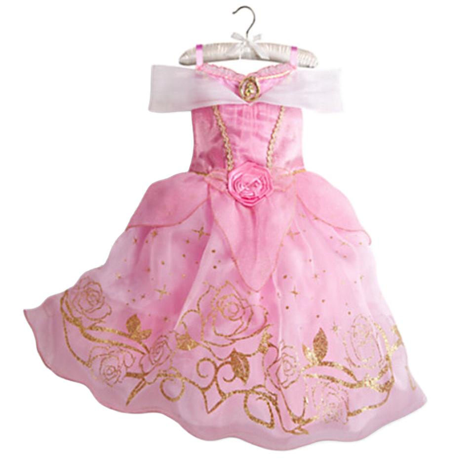 Mädchen Prinzessinnenkostüm Kinder Party Halloween Cosplay Kleider Weihnachten Geburtstag Karneval Verkleidung Rapunzel Verkleidung Kittel