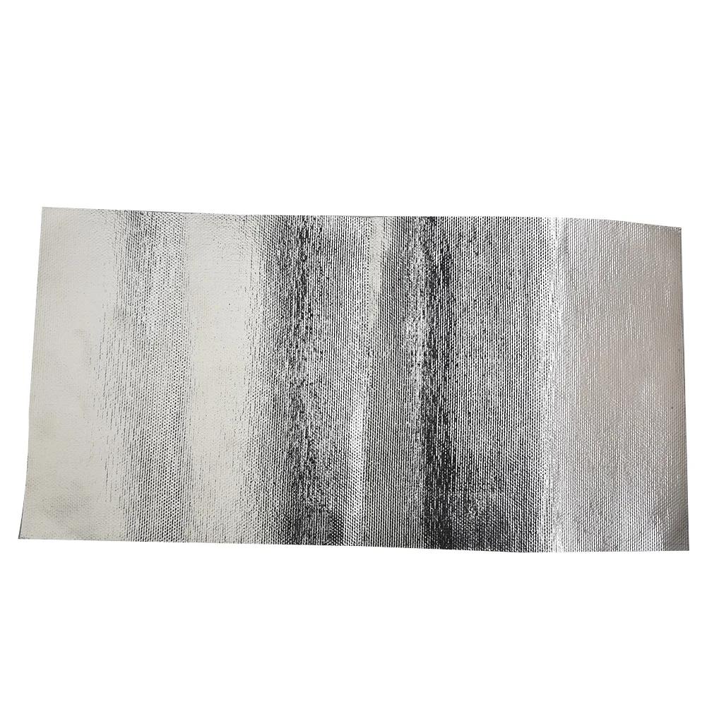 25x50Cm Car Heat Protection Film R Car Heat Sound Insulation Mat Auto Heat Shield Insulation Engine Film Wrap