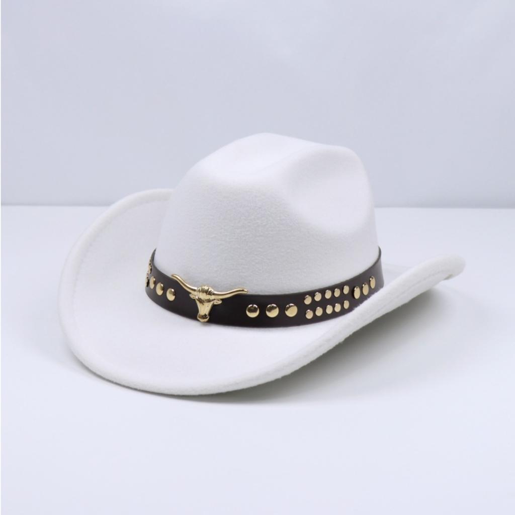Women's European and American style sun protection hat, riding hat, wide-brimmed cowboy hat, suede cowboy hat