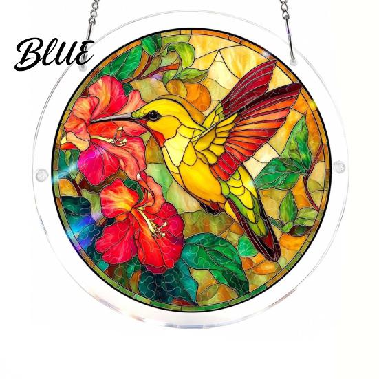 Relaxing Assembly Puzzle Acrylic Jigsaw Suncatcher Colorful Stained Glass Style Sun Catcher Handmade Catcher Kit DIY Puzzles Window Hanging