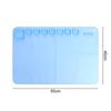 60*40cm Malmatte Multifunktionale DIY Silikon Malmatte Palette Kinder Graffiti Zeichenbrett Ölgemälde Brettmatte