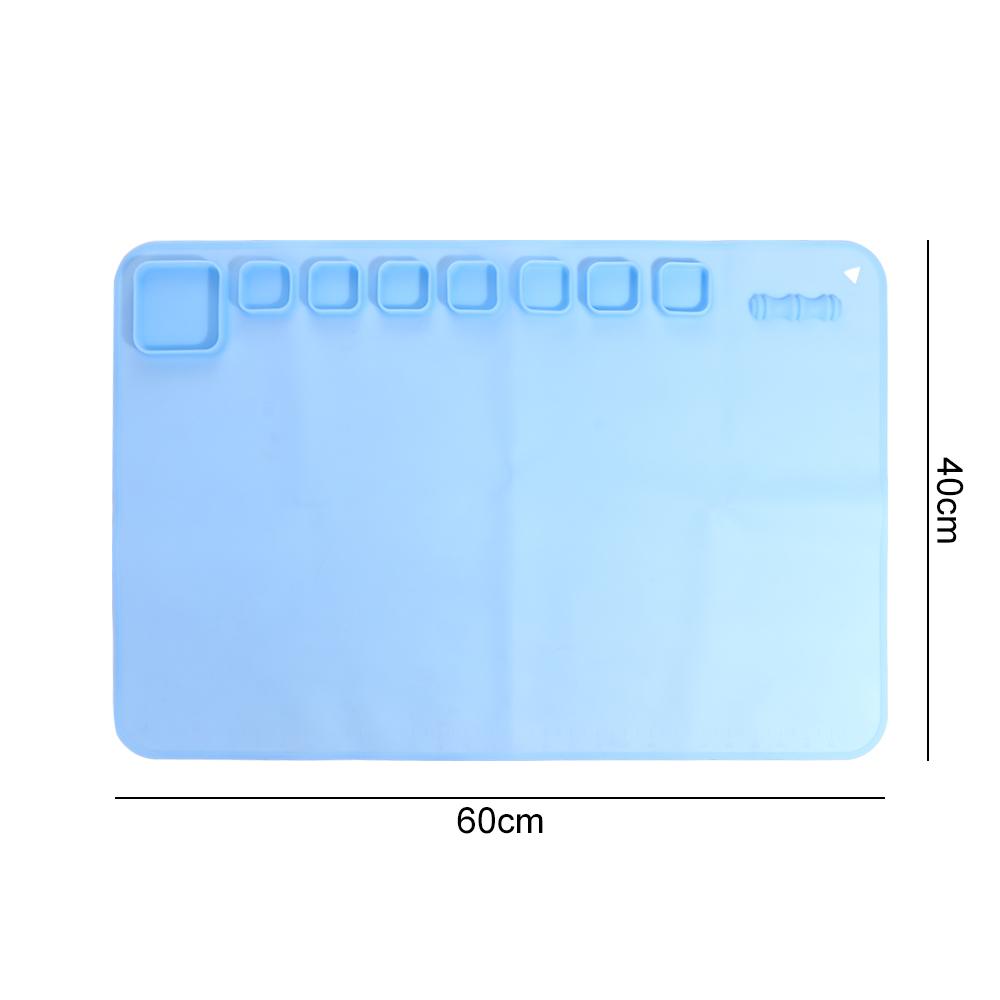 60*40cm Malmatte Multifunktionale DIY Silikon Malmatte Palette Kinder Graffiti Zeichenbrett Ölgemälde Brettmatte