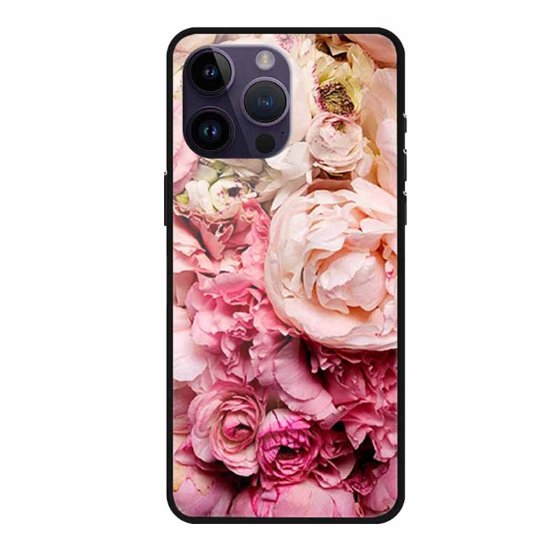 Glass Back Cover For iphone 16 Pro Max Phone Case 16Pro Max Hard Tempered Glass Case For iphone 15 Pro Max Case Soft TPU Bumper