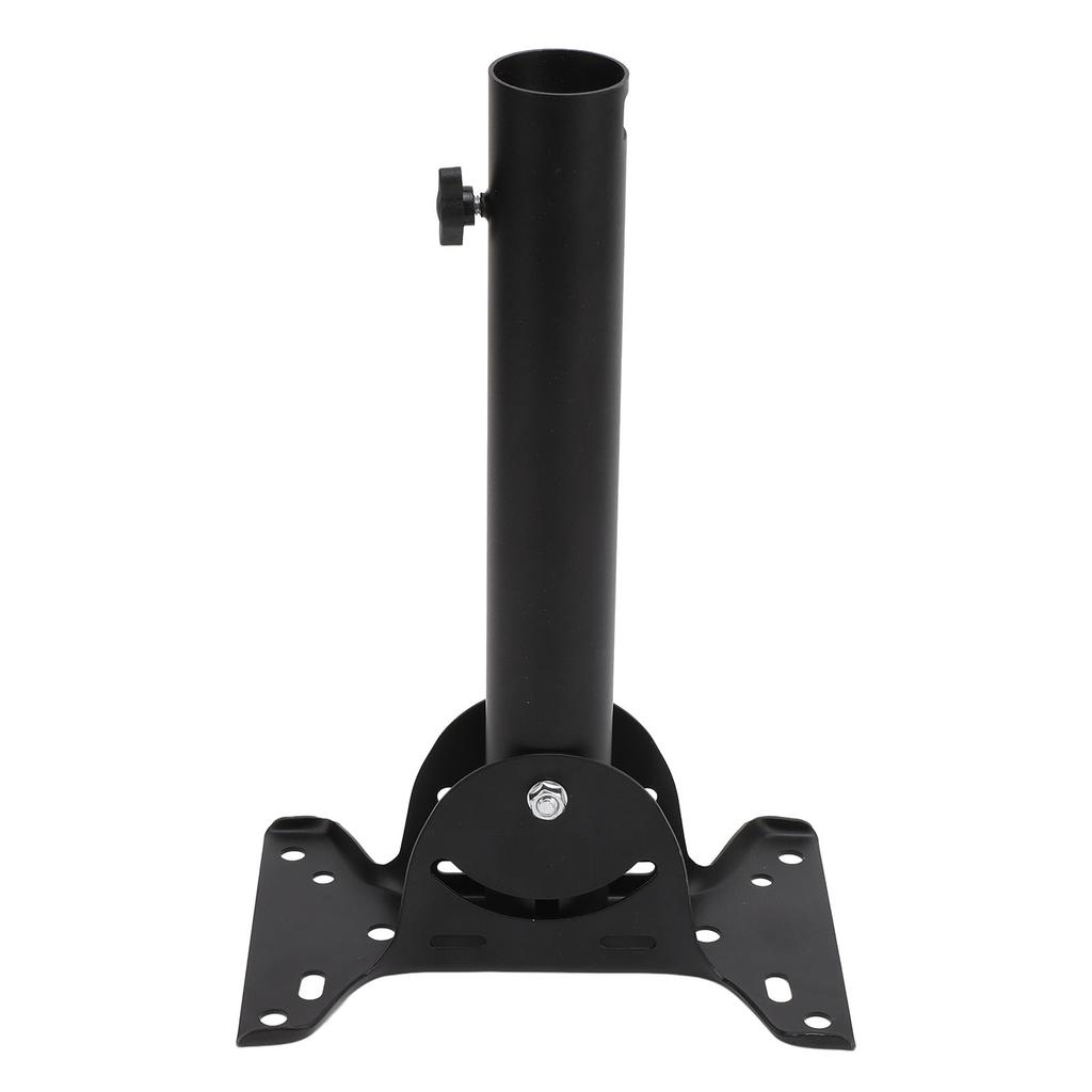 Satellite Roof Mount Kit Black Stainless Steel Weather Proof Satellite Pole Mounting Bracket for Starlink V2 for