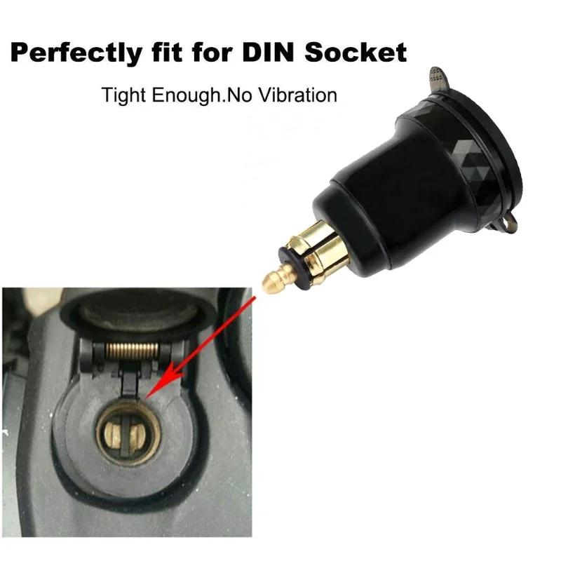 30W QC3.0 USB Type C PD Fast Charger Power Adapter Hella DIN Plug Socket For BMW R1250 1300GS For Ducati For Triumph Motorcycle