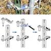 31GJ 2lots Stainless Steel T Post Gate Hinges Set Heavy Type Fence Door Hardware for Garden Gate