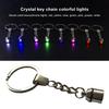 Keychain Light Zinc Alloy Portable Keyring Lamp Handbag Outdoor Key Chain Pendant Storage Battery Operated Decorative