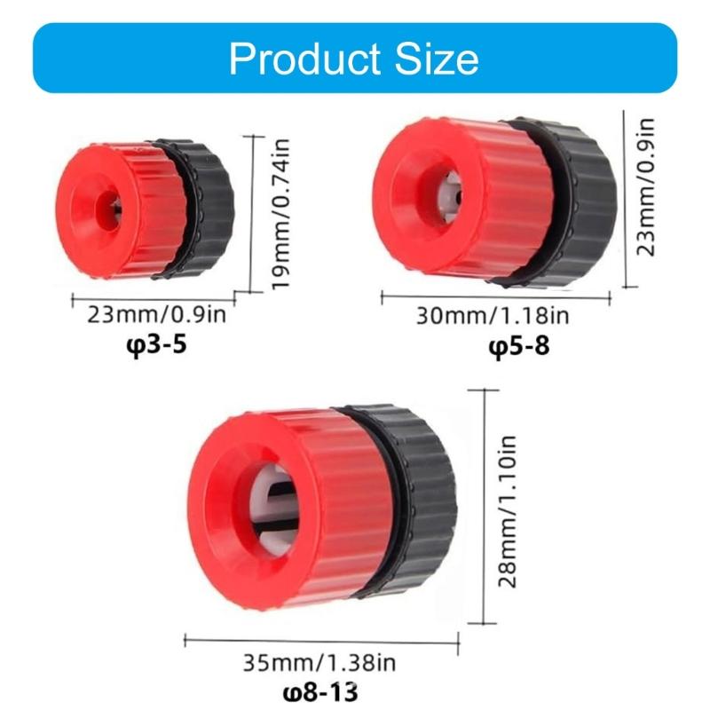 3Pcs Adjustable Drill Bit Depth Stop Drill Bit Stop Collars Carpentry Drill Stoppers Power Tool Drill Bits Accessories