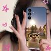 Cute Funny Cat Cats Phone Case For Samsung S24,S21,S22,S23,S30,Ultra,S20,Plus,Fe,Lite,Note,10,9,5G Black Soft Cover