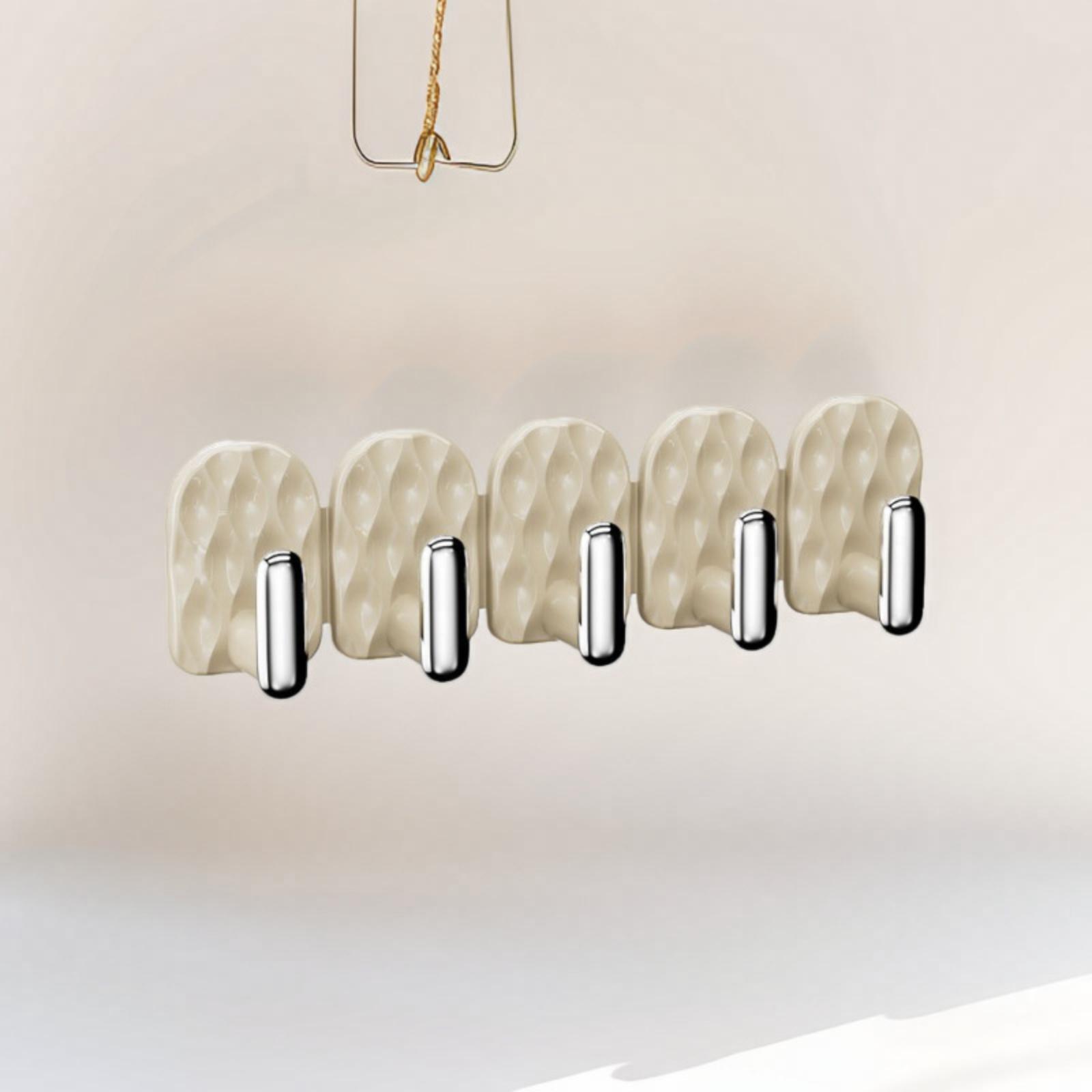 Adhesive Hooks For Wall-Mounted Jewelry Display Rack No Drilling Required Hanging Wall-Mounted Necklace Rack Instagram- Jewelry Display Stand One Size белый