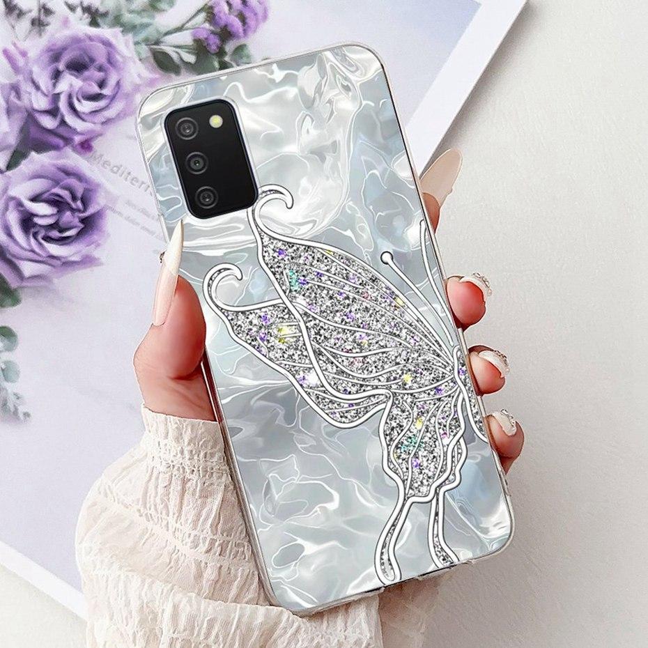 Cute Painting Phone Case For Samsung Galaxy A03s Soft Silicone TPU Back Covers For Samsung A03S SM-A037F A037G Cases Bumpers