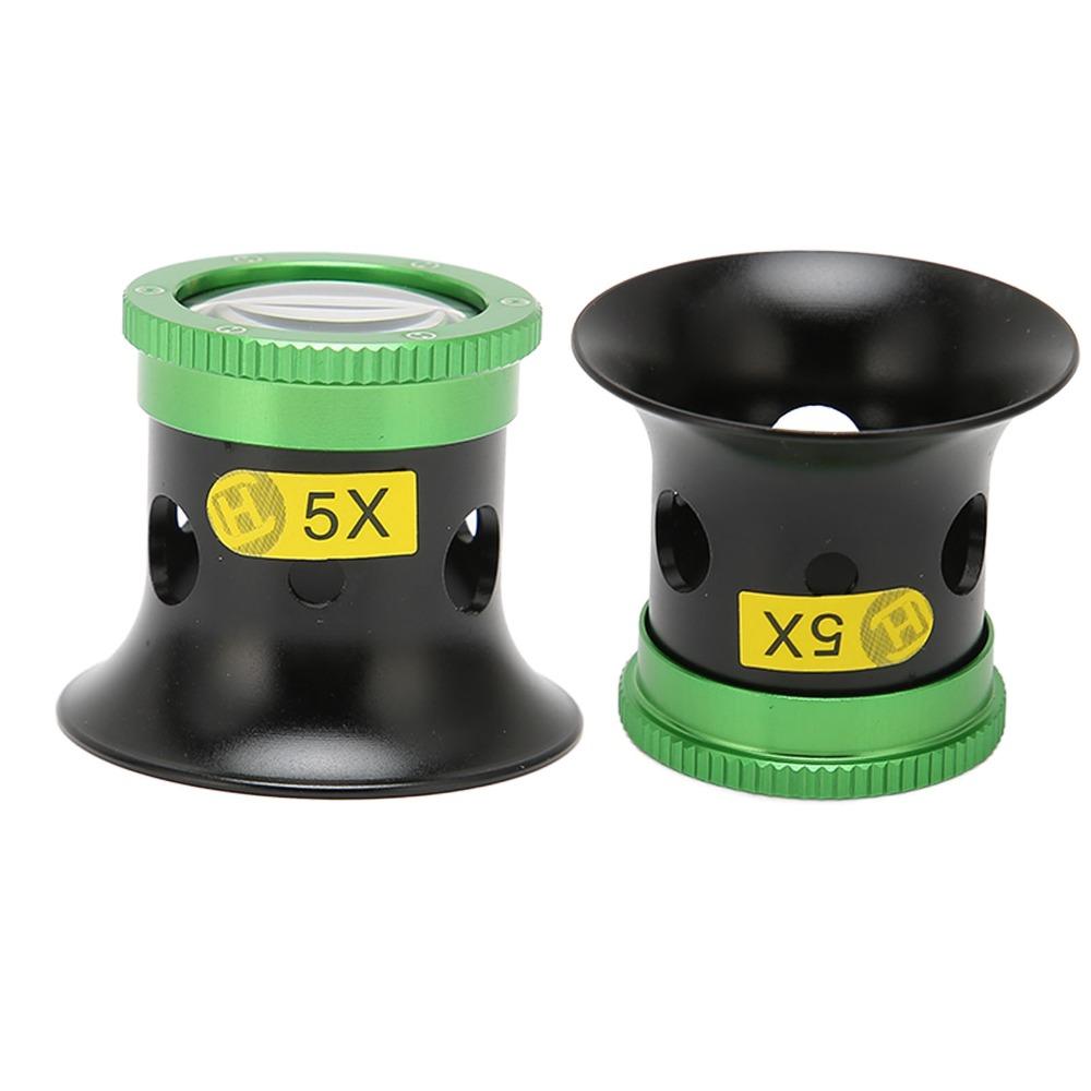 5X/10X/15X/20X Magnification Eye Loupe Sapphire Glass Jewelers Loupe Rocks Analysis
