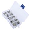 500pcs M2 Flat Head Aluminum Rivets Flat Head Solid Rivet 3mm 18mm Length