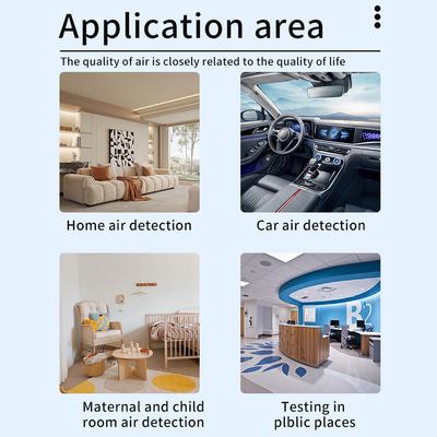 Tuya WiFi Çok Fonksiyonlu Hava Kalitesi Ölçer Ev HCHO TVOC Karbon Monoksit CO2 PM2.5 PM10