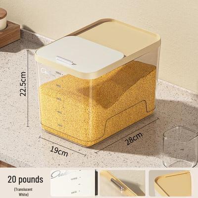ZISIZ Sealed Rice Storage Container