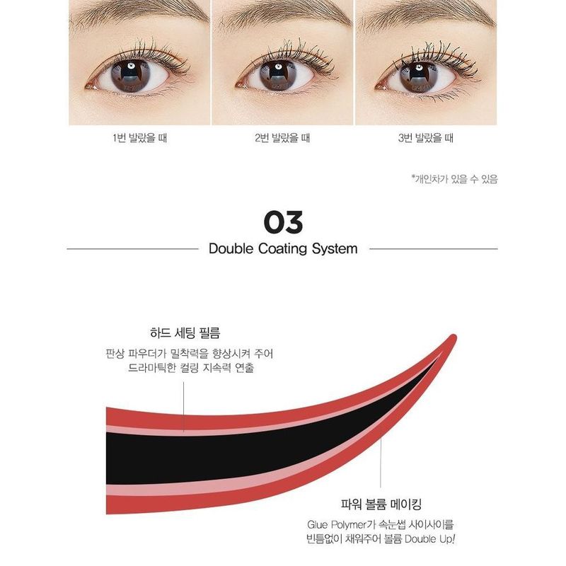 The Saem - Studio Double Fit Mascara - 2 Types