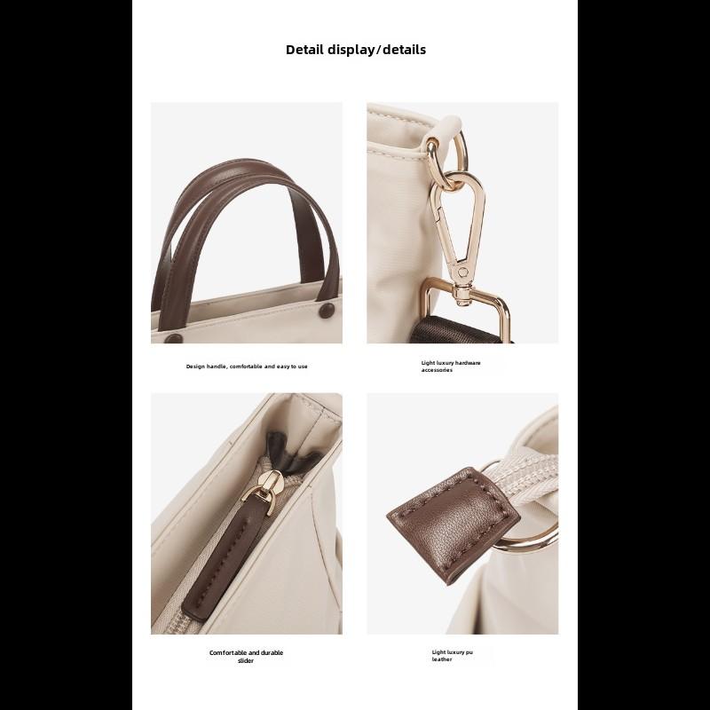 Modische und lässige leichte Hand-Schultertasche Computertasche Einkaufstasche mit großem Fassungsvermögen