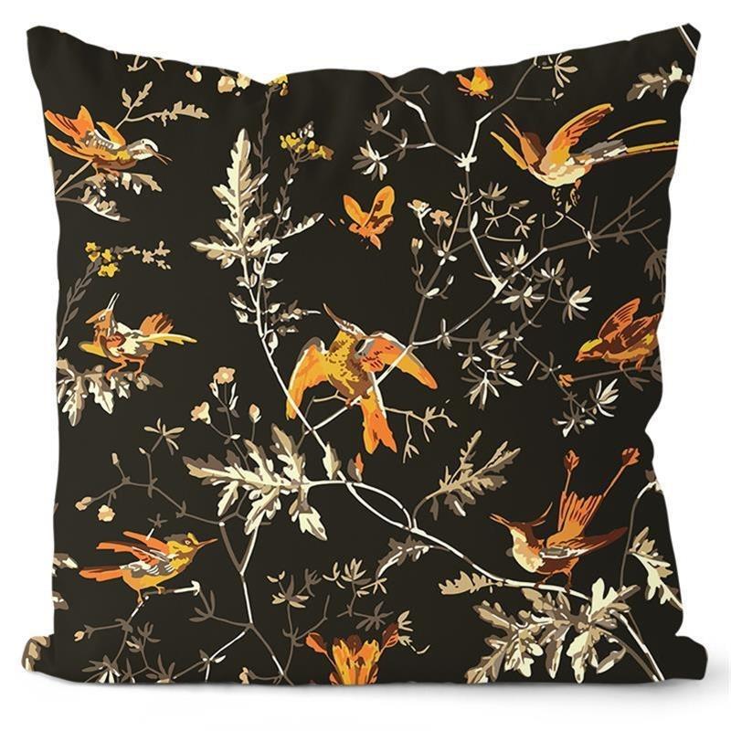 New Retro French Style Abstract Illustration Model Room Decoration Home Bedroom Bedside Living Room Sofa Cushion Cover Cushion