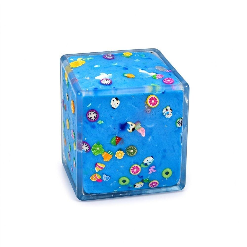 4.4/5.5cm Crunchy Squeezed Cube Building Blocks TPR Fidget Toy Handmade Ball Home Decoration