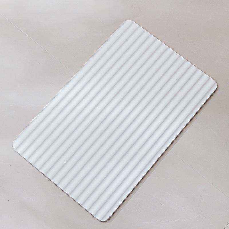 Diatomite Kitchen Drying Mat Fast Absorbent Hard Pad For Sink Countertop Drain Rack Sponge Holder Drying Tray Organizer
