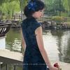 Blaue Lilienblüten Haarspange - Elegantes chinesisches Qipao Haaraccessoire für Frauen