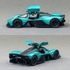 Simulation 1/39 Aston Martin Valkyrie Alloy Car Model Children's Toy Vehicle Pull Back Diecast Miniature Voiture Home Decor