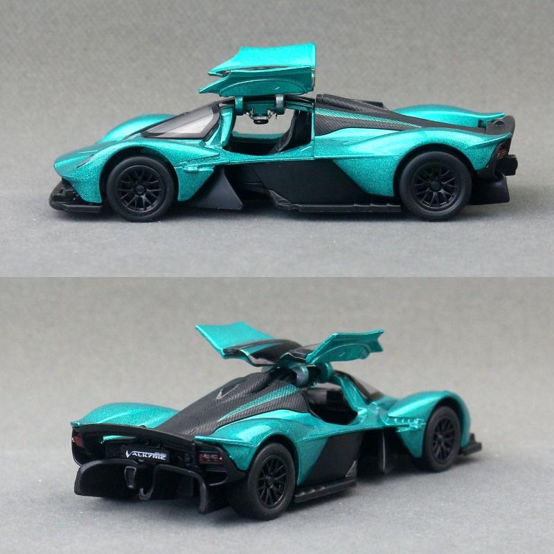 Simulation 1/39 Aston Martin Valkyrie Alloy Car Model Children's Toy Vehicle Pull Back Diecast Miniature Voiture Home Decor
