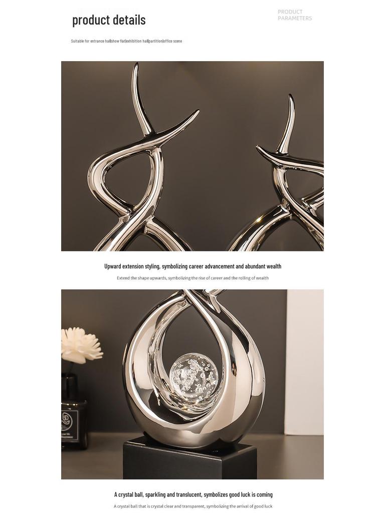 Modern Luxury Decorative Ornaments for Living Room, Wine Cabinet, TV Stand, Office, and Entryway