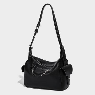 Niche Design Motorcycle Bag for Women 2025 Autumn Winter New Fashion Versatile Large Capacity Single Shoulder High-end Crossbody Bag