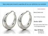 18K Gold Crescent Hoop Stainless Steel Ear Cuffs