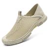 Men's Breathable Casual Sneakers Hole Shoes Outdoor Casual Sandals Hiking Shoes Summer