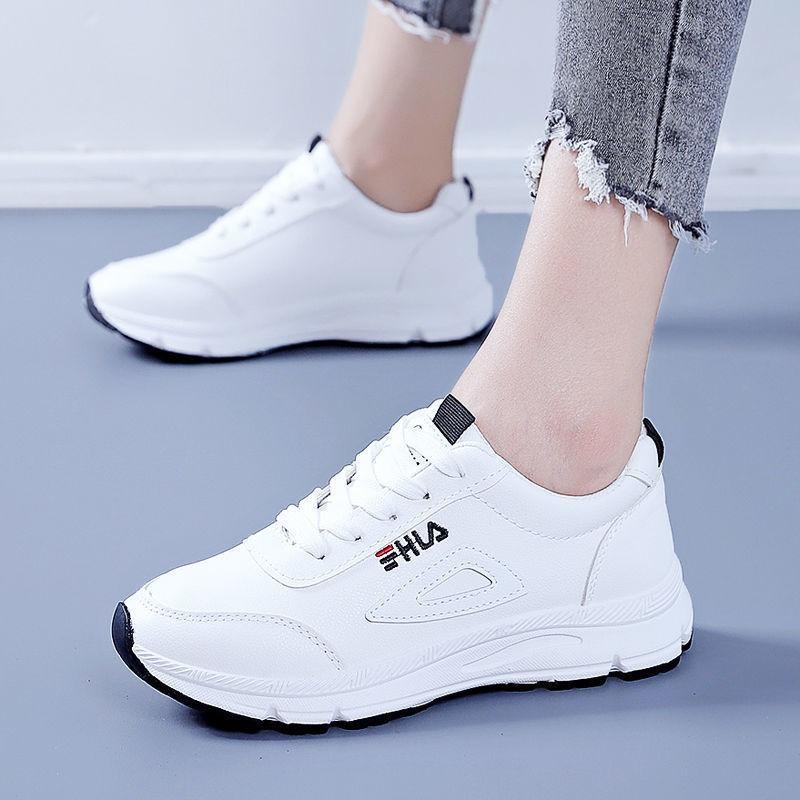 Sneakers Women's 2 Spring New Women's Shoes Leather Casual Shoes Little White Shoes Female Students Tide