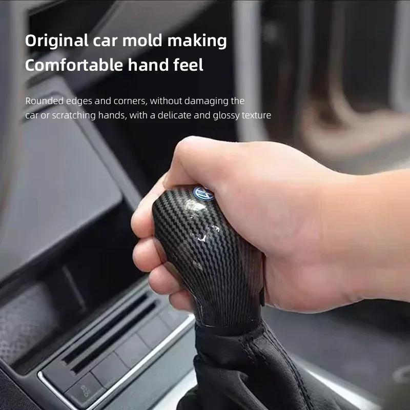 hijk1 ·Car Gear Shift Knob Handle Cover Sticker Decoration Accessories For VW Polo Golf Passat Tiguan Arteon Touareg CC Caddy Magotan