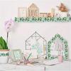 Paper Eucalyptus Border Bulletin Board Sticker Decorative Whiteboard Trim Border Trim Leaf Border Decals For Classroom