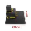 1pcs Black Rubber Sheets Damping Gasket Pad 50x50mm 100x100mm  Thick 10mm 15mm 20mm