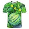 Grenzüberschreitend 3D Digitaldruck Rundhals Kurzarm Niedliche Katze Sommer Bestseller Lässig Bequem Atmungsaktiv T-Shirt