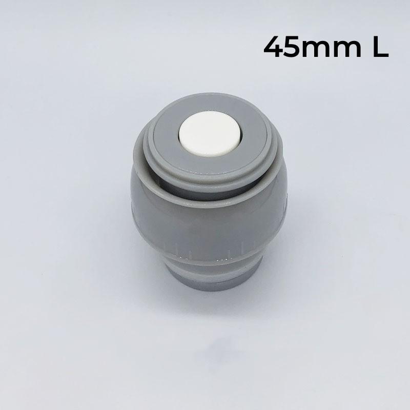 Tapa de termo de 4,5 cm/5,2 cm, tapa de repuesto para taza de viaje, tapa de termo para exportación, color negro