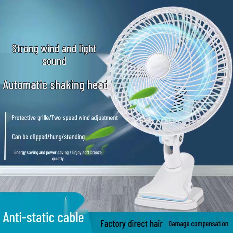 Silent Mini Wall-Mount Fan for Dorms, Offices & Homes Wall Mount