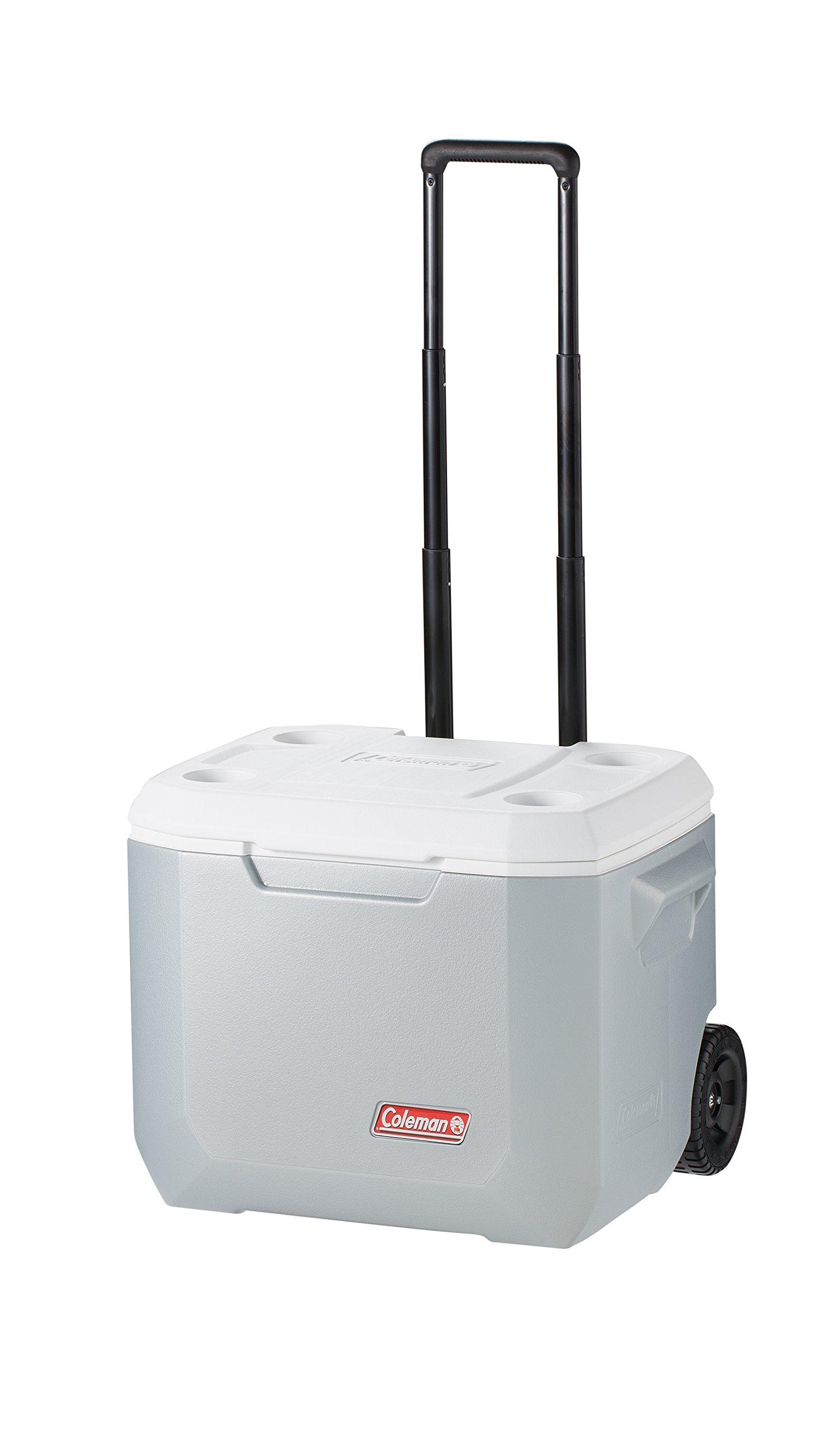 

Coleman Cooler Box Extreme Wheel Cooler 50QT 47L Ice Silver 2000033555 Мощность охлаждения около 5 дней Большая емкость Переноска Кемпинг На Открытом Воздухе Рыбалка